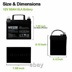 12V 35AH Battery for Jazzy Select GT Power Chair Scooter 2 Pack