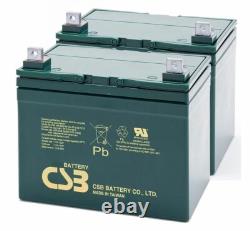 12V 39AH U1 Mobility Scooter Battery Replacement Set AGM SLA 2-Pack Upgrade