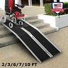 2/3/6/7/10ft Folding Aluminum Wheelchair Ramp Portable Mobility Scooter Carrier