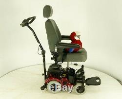 2012 Rascal WeGo 250 LJ874 Electric Travel Power Chair 3mph Red