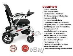 2019 New Model Foldable Lightweight Air Travel Approved Electric Wheelchair