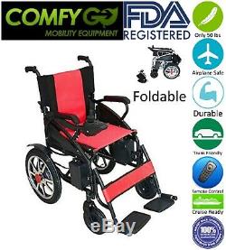 2019 Upgraded Air Travel Lightweight Lithium Battery Power Scooter Wheelchair