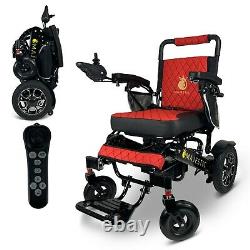 2021 Travel 19'' Luxury Designed Leather Electric Wheelchair Lightweight