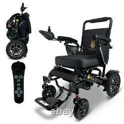 2021 Travel 19'' Luxury Designed Leather Electric Wheelchair Lightweight
