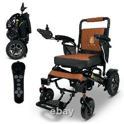 2021 Travel 19'' Luxury Designed Leather Electric Wheelchair Lightweight