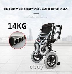 2023 24V Foldable Lightweight Duty Mobility Electric Wheelchair Scooter US