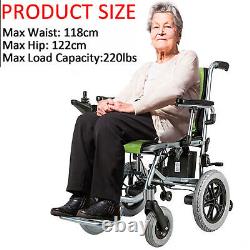 2023 24V Foldable Lightweight Duty Mobility Electric Wheelchair Scooter US