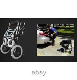 2023 24V Foldable Lightweight Duty Mobility Electric Wheelchair Scooter US