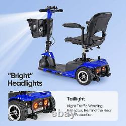 2024 3 Wheels Mobility Scooter Electric Powered Mobile Folding Wheelchair Device