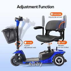 2024 3 Wheels Mobility Scooter Electric Powered Mobile Folding Wheelchair Device