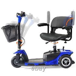 2024 3 Wheels Mobility Scooter Electric Powered Mobile Folding Wheelchair Device