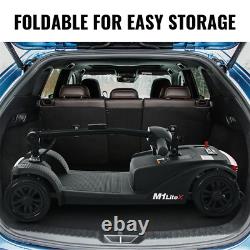 2024 4 Wheels Mobility Scooter Power Wheelchair Folding Electric For Home Travel