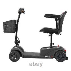 2024 4 Wheels Mobility Scooter Power Wheelchair Folding Electric For Home Travel