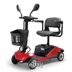 2024 4 Wheels Mobility Scooter Power Wheelchair for Adult Senior Slop Protection