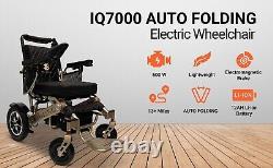2024 Electric Wheelchair Auto Folding Lightweight All Terrain Fold and Travel