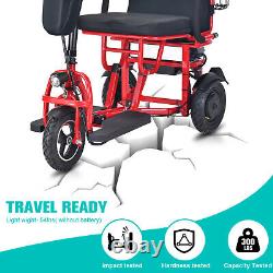 2024 New Foldable 3 Wheel Mobility Scooter Electric Power Wheelchair for adult