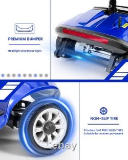 2025 4 Wheels Mobility Scooter Power Wheelchair Folding Electric For Home Travel