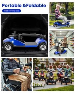 2025 4 Wheels Mobility Scooter Power Wheelchair Folding Electric For Home Travel