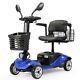 2025 Pro 4 Wheels Folding Mobility Scooters Power Wheelchairs Electric With Basket