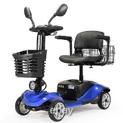 2025 Pro 4 Wheels Folding Mobility Scooters Power Wheelchairs Electric with Basket