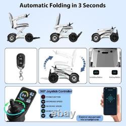 2026 Newest Sport S7 Electric Wheelchair Powerful Motor Automatic Folding Adults