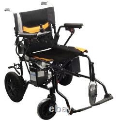 24V 12AH Folding Lightweight Electric Power Wheelchair Mobility Aid Motorized