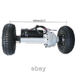 24V 350W Brush Motor Transaxle +Wheels For Mobility Scooter Wheelchair Trolley