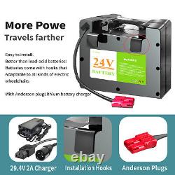 24V20Ah Lithium Battery for Electric Wheelchair, Mobility Scooter