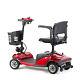 250w 12ah 4 Wheel Folding Mobility Scooter Travel Electric Powered Wheelchair Us