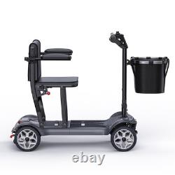 270W Mobility Scooter 4Wheel Senior Electric Scooter 24V 20AH Folding Wheelchair