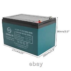 2PCS 12V 12Ah 6-DZM-12 Battery For Electric Mobility Scooter ATV Quad Wheelchair