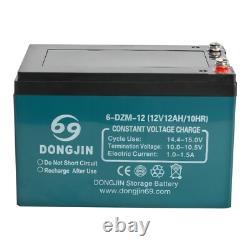2PCS 12V 12Ah 6-DZM-12 Battery For Electric Mobility Scooter ATV Quad Wheelchair