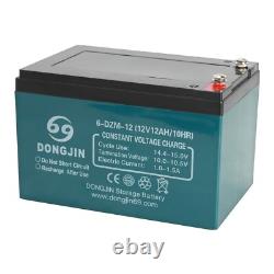 2PCS 12V 12Ah 6-DZM-12 Battery For Electric Mobility Scooter ATV Quad Wheelchair