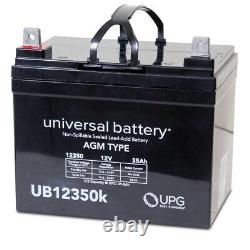 2PK 12V 35AH Battery for Pride Boxster Celebrity 2000 X Power Chair Scooter