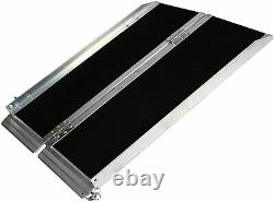 3' Aluminum Wheelchair Ramp Portable Scooter Medical Mobility Handicap Threshold
