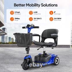 3 Wheel Foldable Mobility Scooters Powered Electric Wheelchair Scooter Seniors