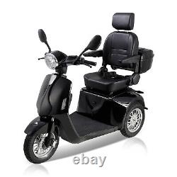 3-Wheel Mobility Scooter 800W 60V 20AH Battery Motor Wheelchair for Senior Black