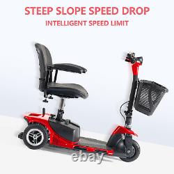 3 Wheel Mobility Scooter Electric Powered Mobile Folding Wheelchair Device Adult