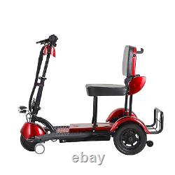 3 Wheel Mobility Scooter Electric Powered Mobile Folding Wheelchair Device Adult