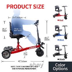 3 Wheel Mobility Scooter Electric Powered Mobile Folding Wheelchair For Adult US