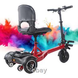 3 Wheel Mobility Scooter Electric Powered Mobile Folding Wheelchair For Adult US