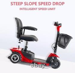 3 Wheel Mobility Scooter Electric Powered Mobile Folding Wheelchairs For Adult