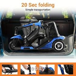 3 Wheels Mobility Scooter Electric Powered Mobile Folding Wheelchair Device US