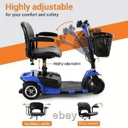 3 Wheels Mobility Scooter Electric Powered Mobile Folding Wheelchair Device US