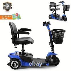 3 Wheels Mobility Scooter Electric Powered Mobile Folding Wheelchair Device US