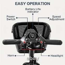 3 Wheels Mobility Scooter Electric Ultra Mobile Folding Electric Wheelchair