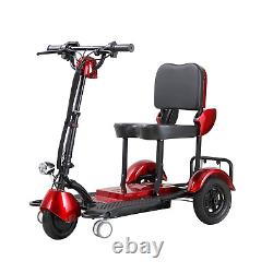 3 Wheels Mobility Scooter Power Wheel Chair Electric Device Compact for Travel