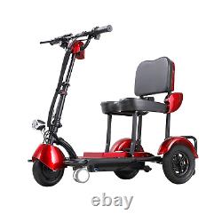 3 Wheels Mobility Scooter Power Wheel Chair Electric Device Compact for Travel