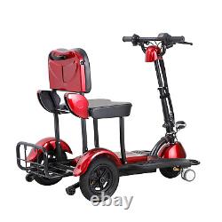 3 Wheels Mobility Scooter Power Wheel Chair Electric Device Compact for Travel