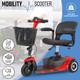 3 Wheels Mobility Scooter Power Wheelchair Withdetachable Basket+flip Up Armrests